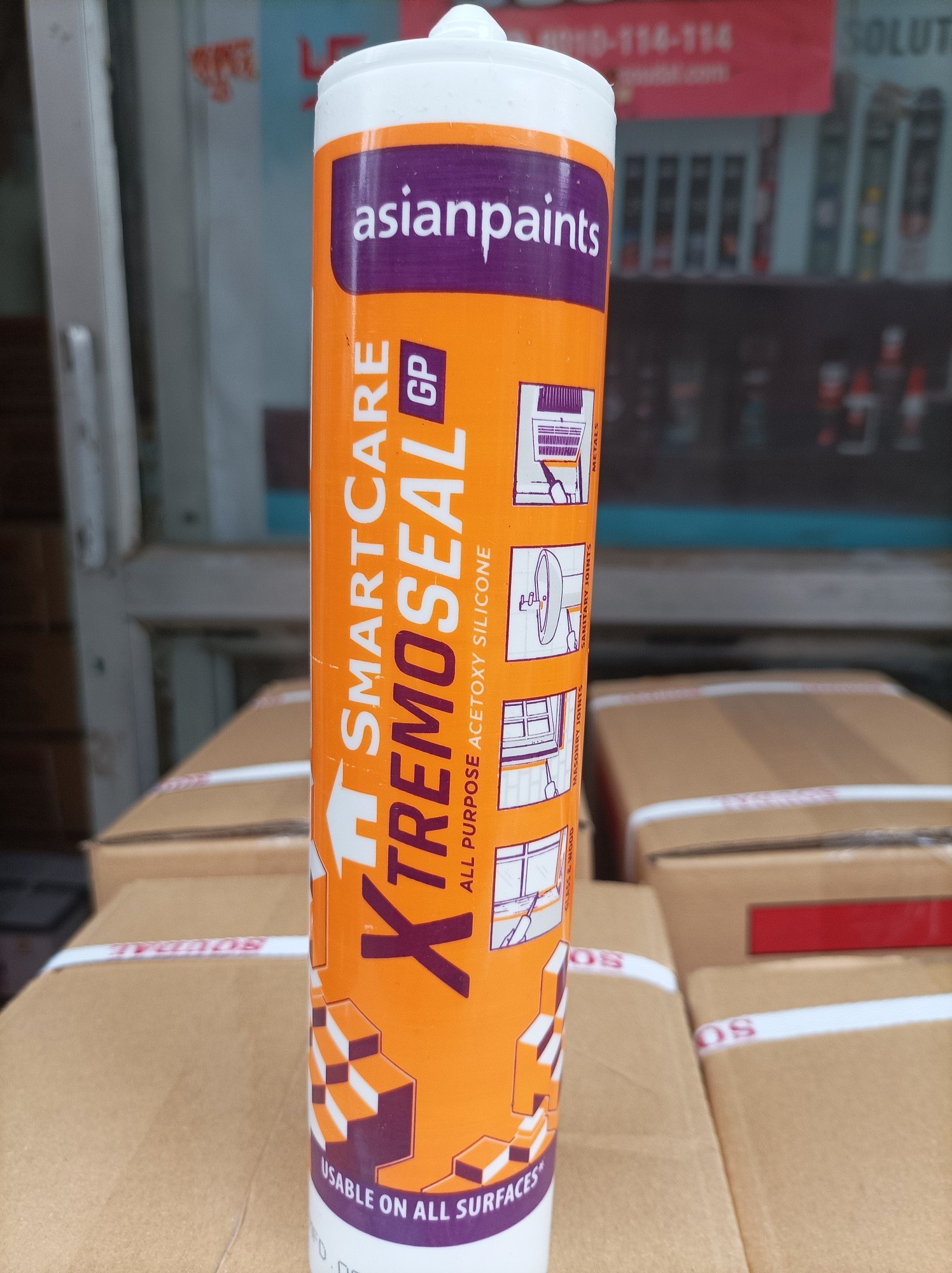 Black Silicon Sealant 280 ml